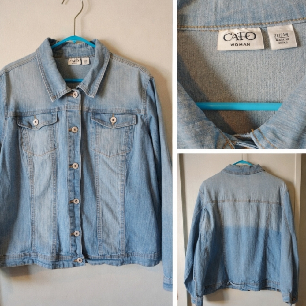 Cato Women's Light Blue Denim Jacket